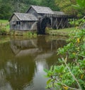 Early Autumn View Mabry Mill, Floyd County, Virignia, USA Royalty Free Stock Photo